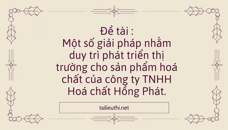 sản phẩm hoá chất của công ty TNHH Hoá chất Hồng Phát.