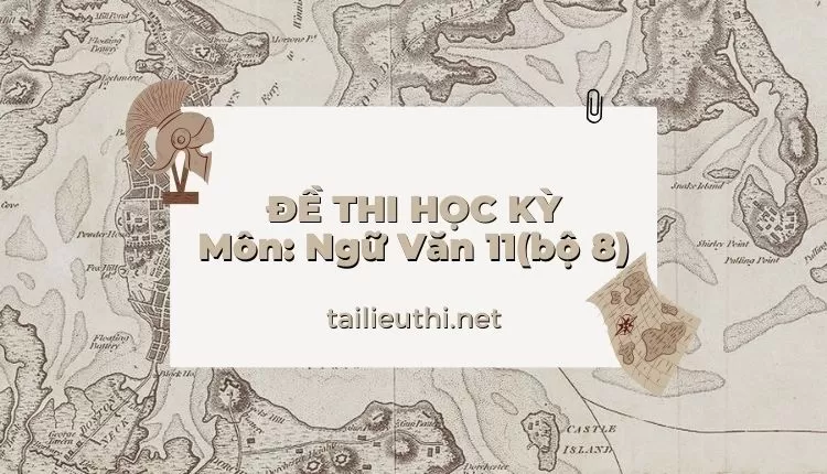 ĐỀ THI HỌC KỲ  Môn: Ngữ Văn 11(bộ 8) ( đa dạng và chi tiết )...