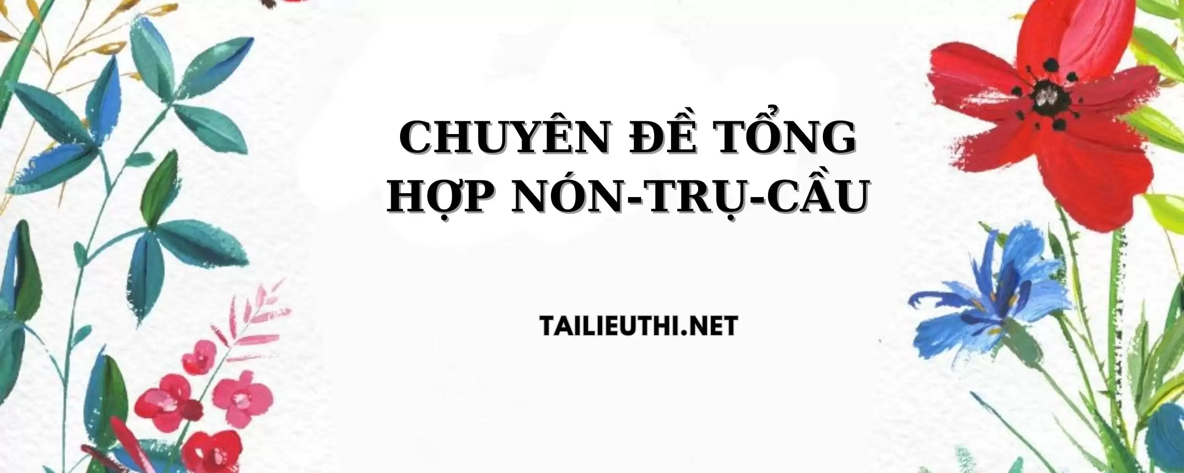 CHUYÊN ĐỀ TỔNG HỢP NÓN-TRỤ-CẦU