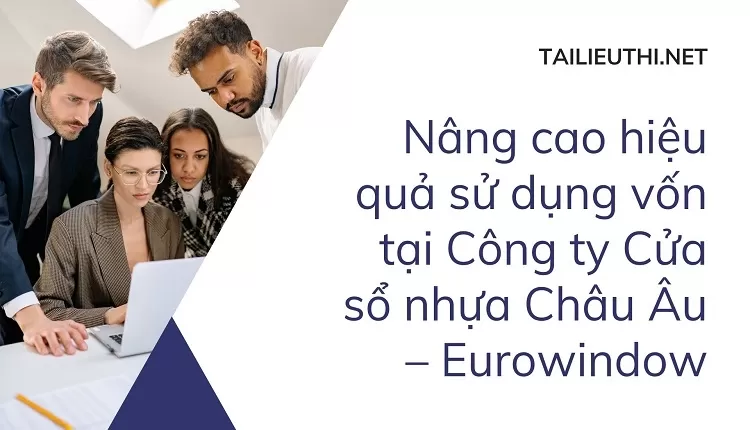 Nâng cao hiệu quả sử dụng vốn tại Công ty Cửa sổ nhựa Châu Âu – Eurowindow