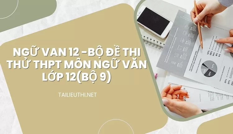 BỘ ĐỀ THI THỬ THPT MÔN NGỮ VĂN LỚP 12(BỘ 9)