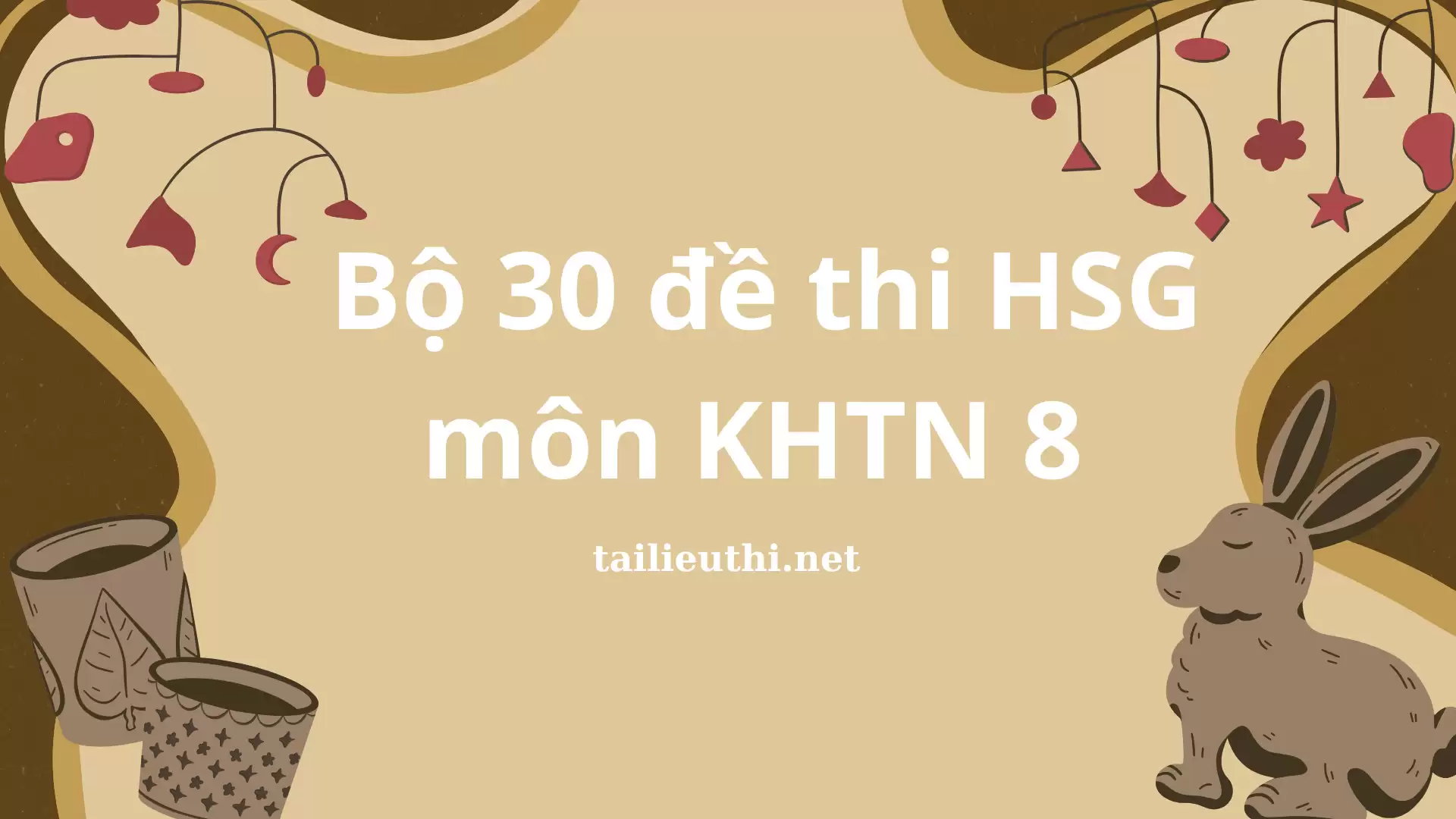 Bộ 30 đề thi HSG môn Khoa học Tự nhiên lớp 8 (có đáp án)