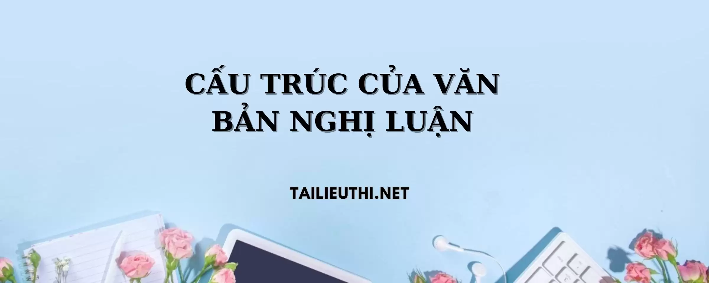 CẤU TRÚC CỦA VĂN BẢN NGHỊ LUẬN LỚP 11