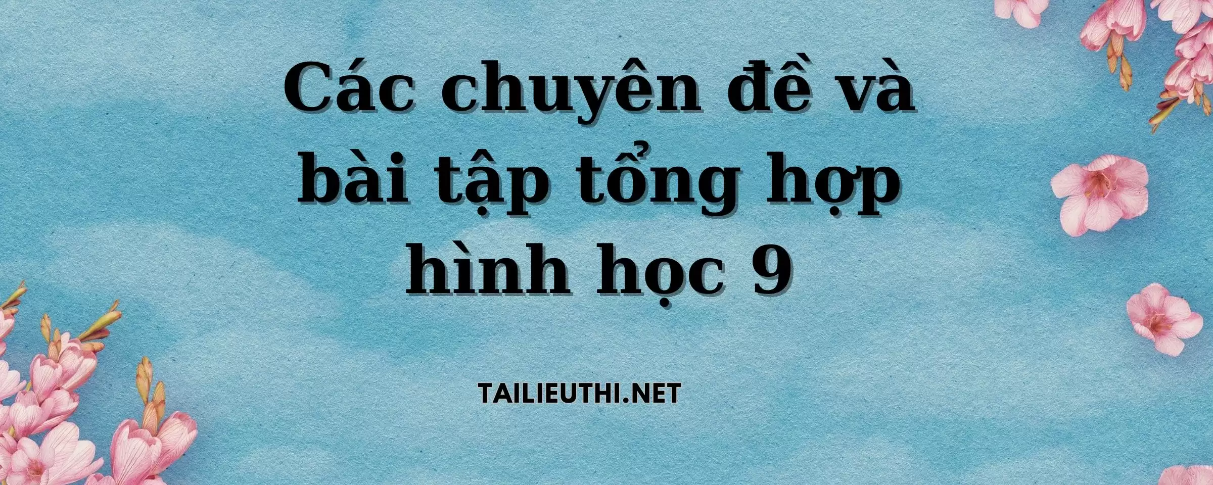 Các chuyên đề và bài tập tổng hợp hình học 9