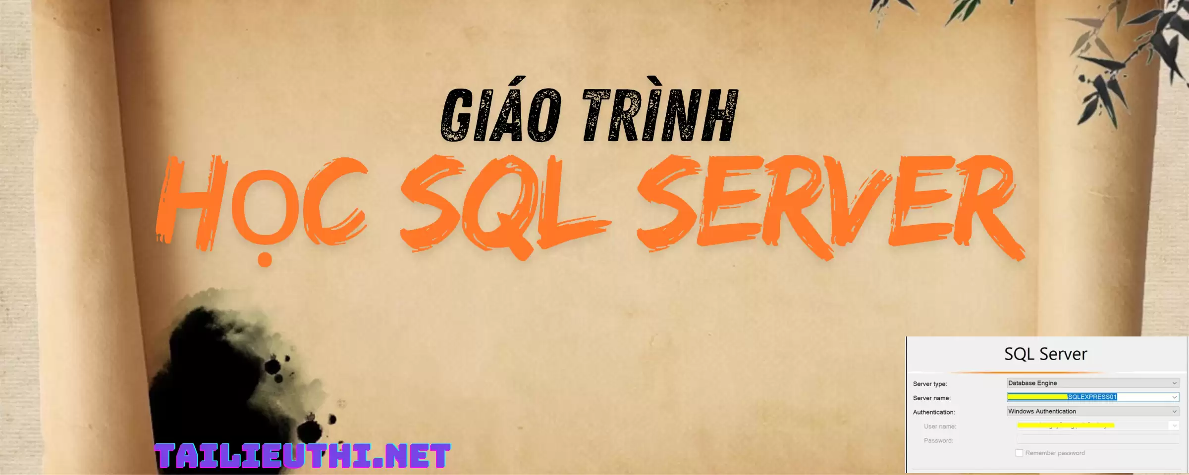 Giáo trình học SQL sever cơ bản