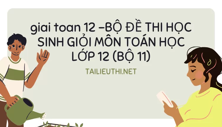 BỘ ĐỀ THI HỌC SINH GIỎI MÔN TOÁN HỌC LỚP 12 (BỘ 11)