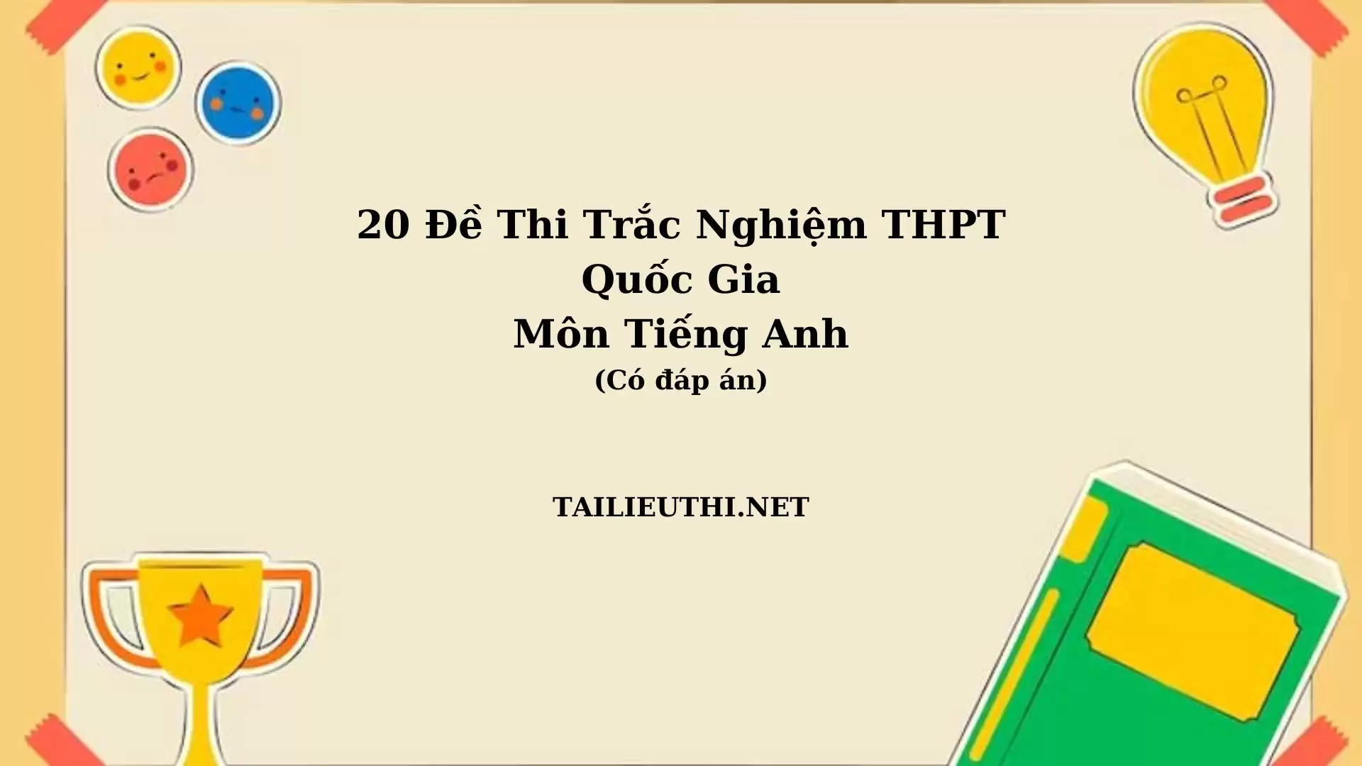 20 đề thi thpt qg tiếng anh