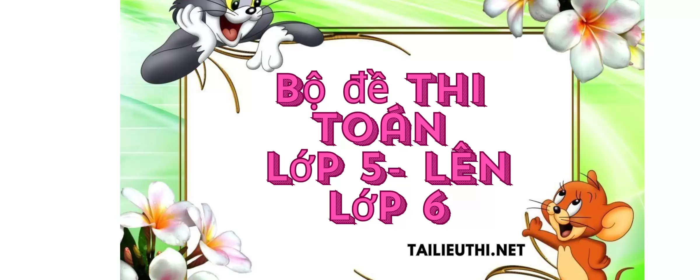 Bộ đề ôn thi môn toán lớp 5 vào lớp 6