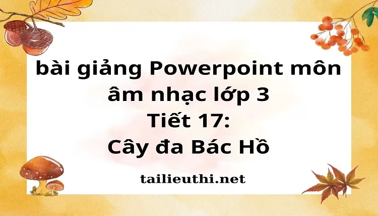 Tiết 17:Cây đa Bác Hồ