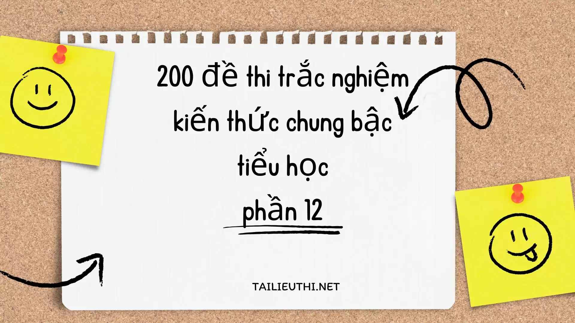 200 đề thi trắc nghiệm kiến thức chung bậc tiểu học phần 12