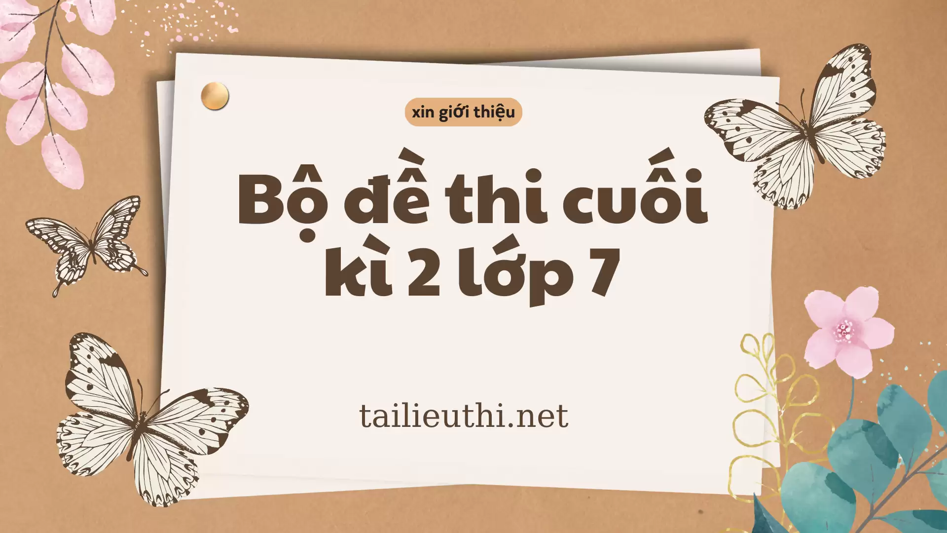 Bộ 5 đề tham khảo thi cuối kì 2 ngữ văn lớp 7