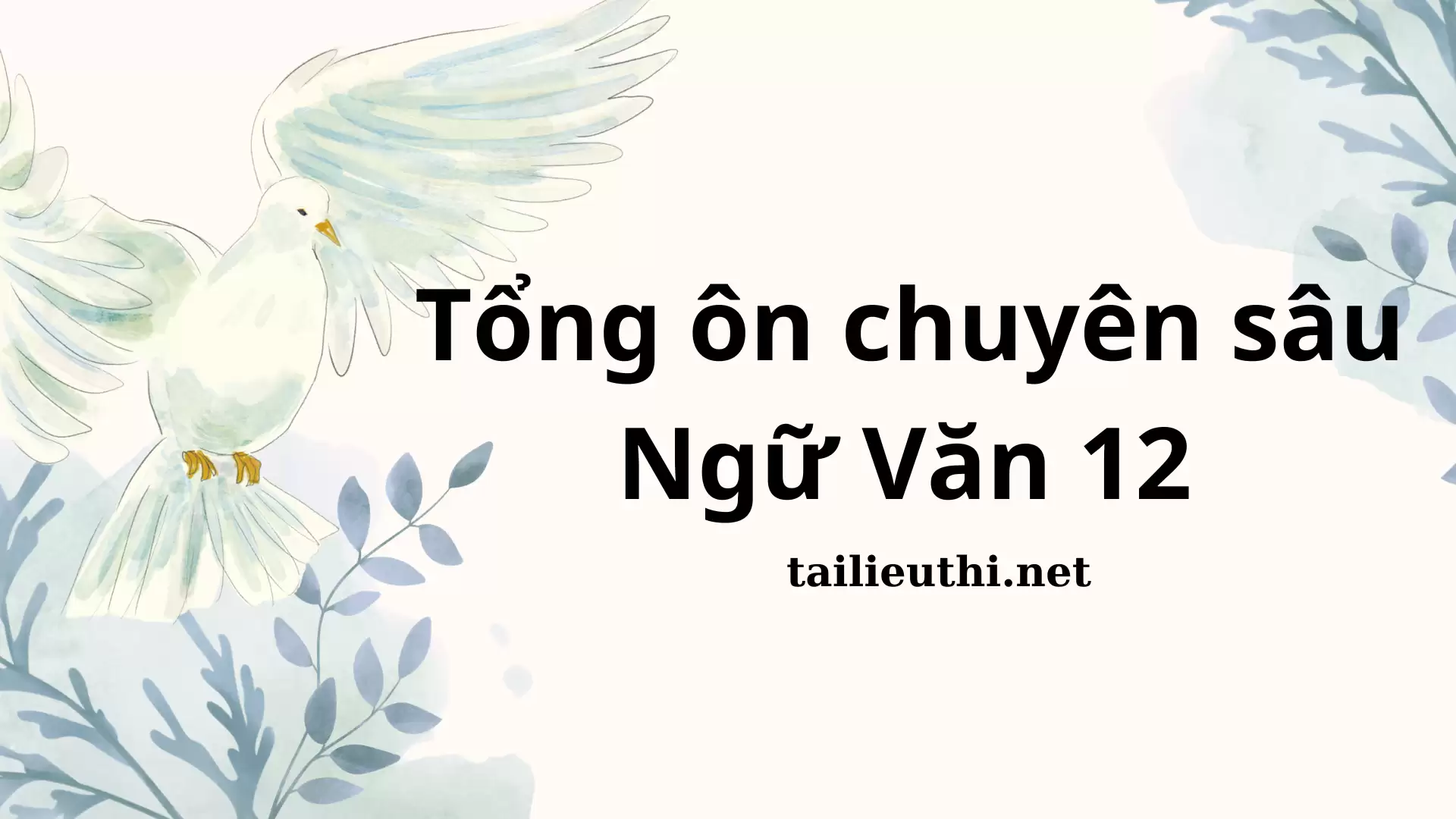 TỔNG ÔN CHUYÊN SÂU NGỮ VĂN 12