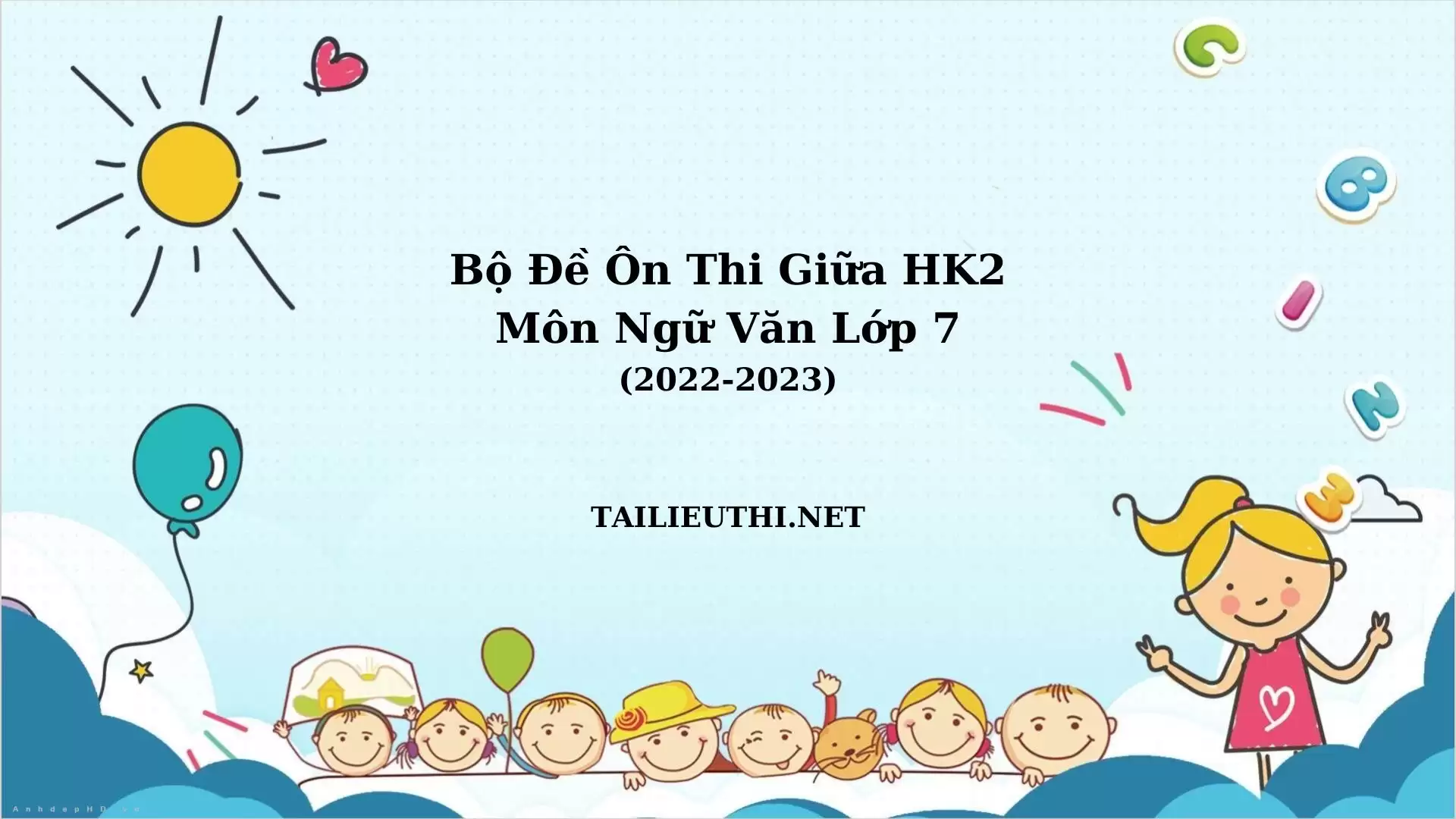 Bộ đề ôn thi giữa HK2 văn lớp 7