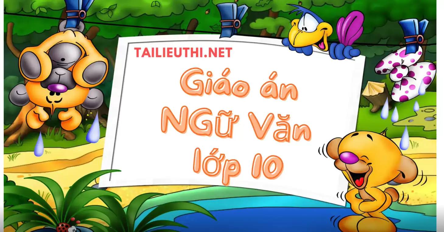 Giáo án ngữ văn lớp 10