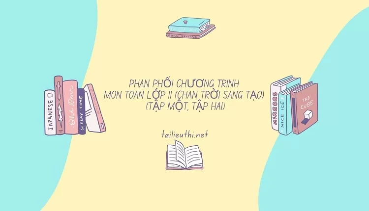 PHÂN PHỐI CHƯƠNG TRÌNH  MÔN TOÁN LỚP 11 (CHÂN TRỜI SÁNG TẠO)  (tập một, tập hai)