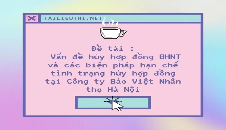 các biện pháp hạn chế tình trạng hủy hợp đồng tại Công ty...