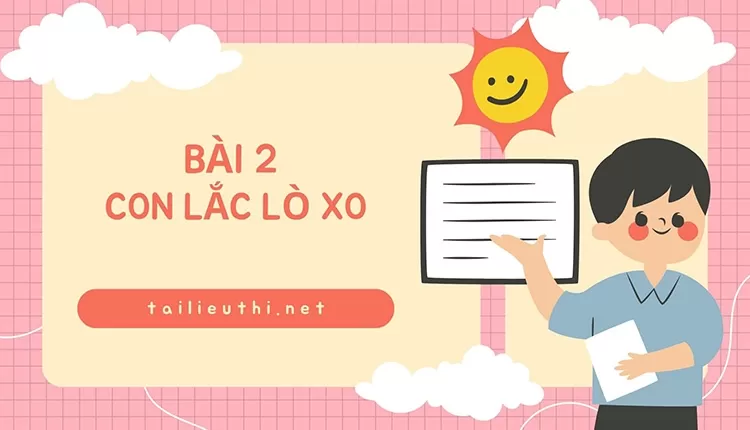 Bài 2 Con Lắc Lò Xo