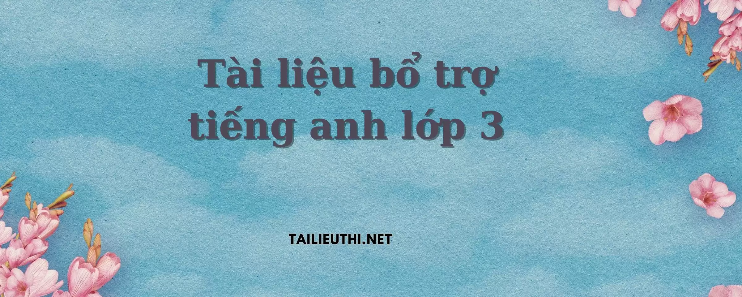 Tài liệu bổ trợ tiếng anh lớp 3