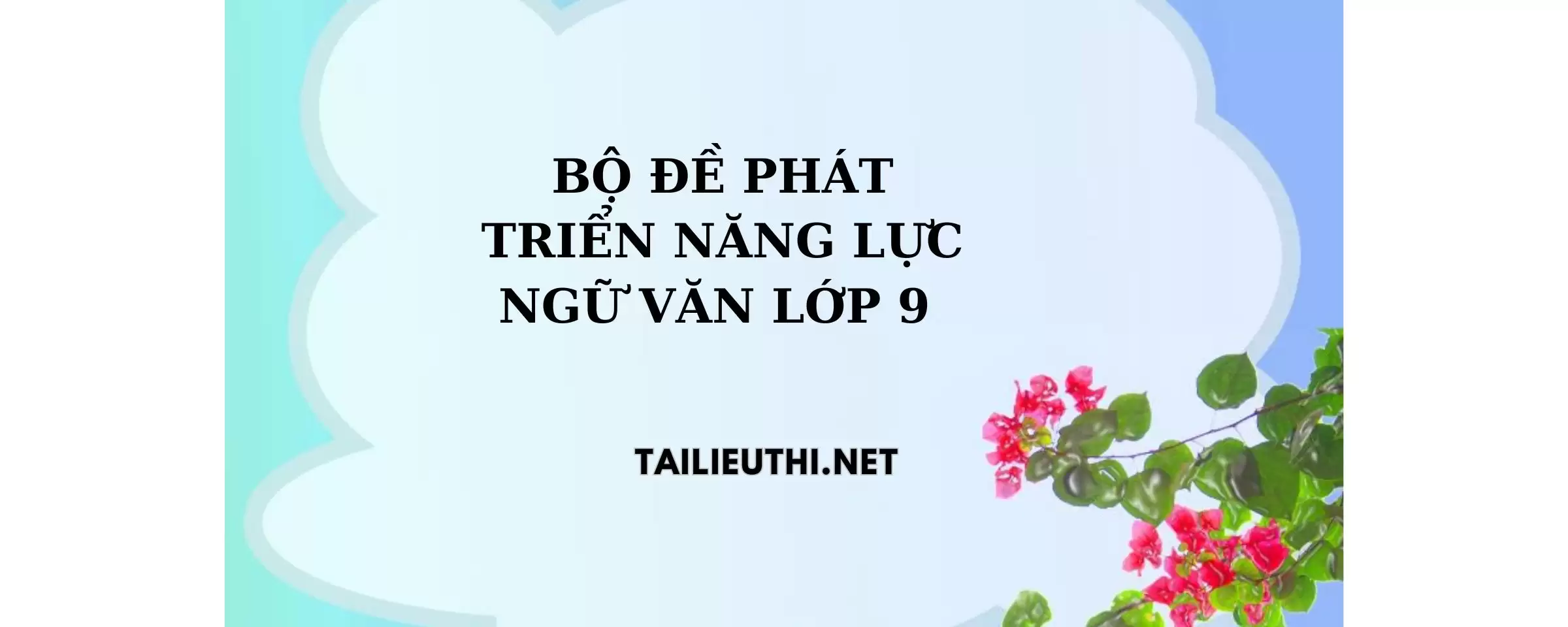 Bộ đề phát triển năng lực Ngữ Văn lớp 9