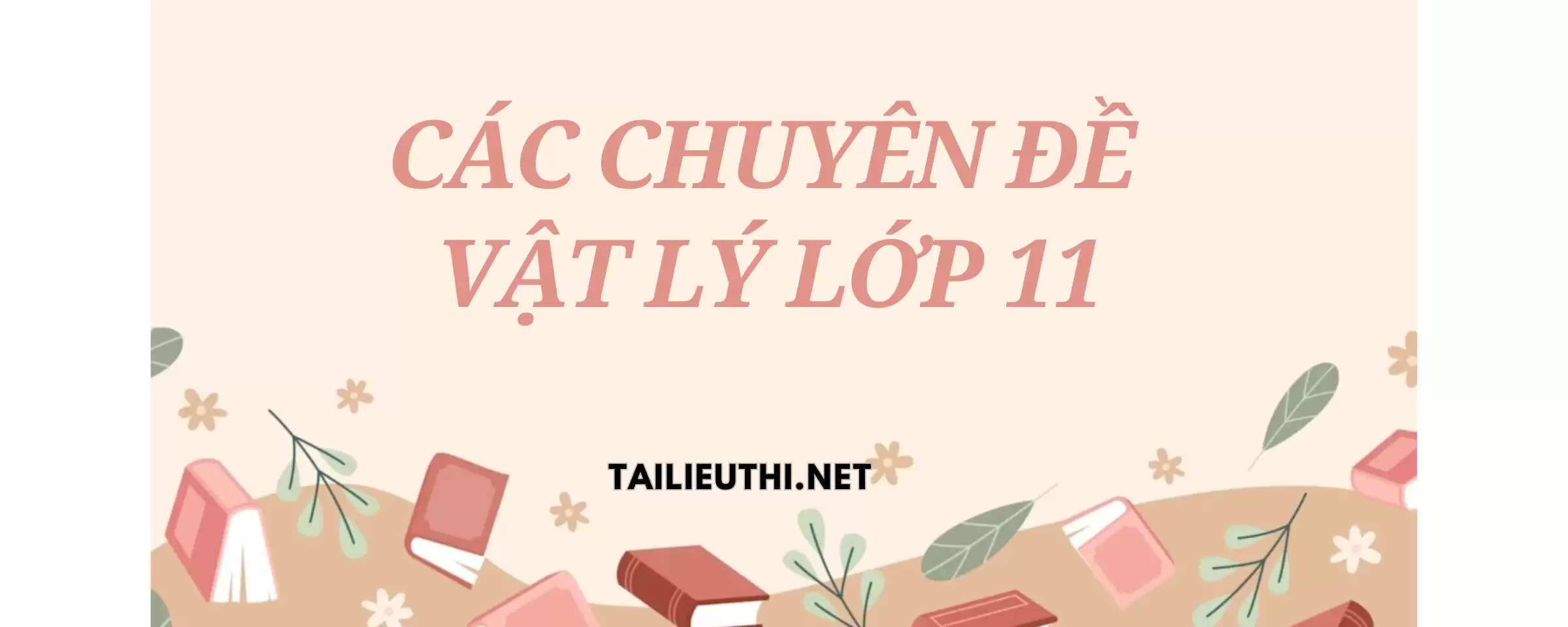 Các chuyên đề Vật lý lớp 11