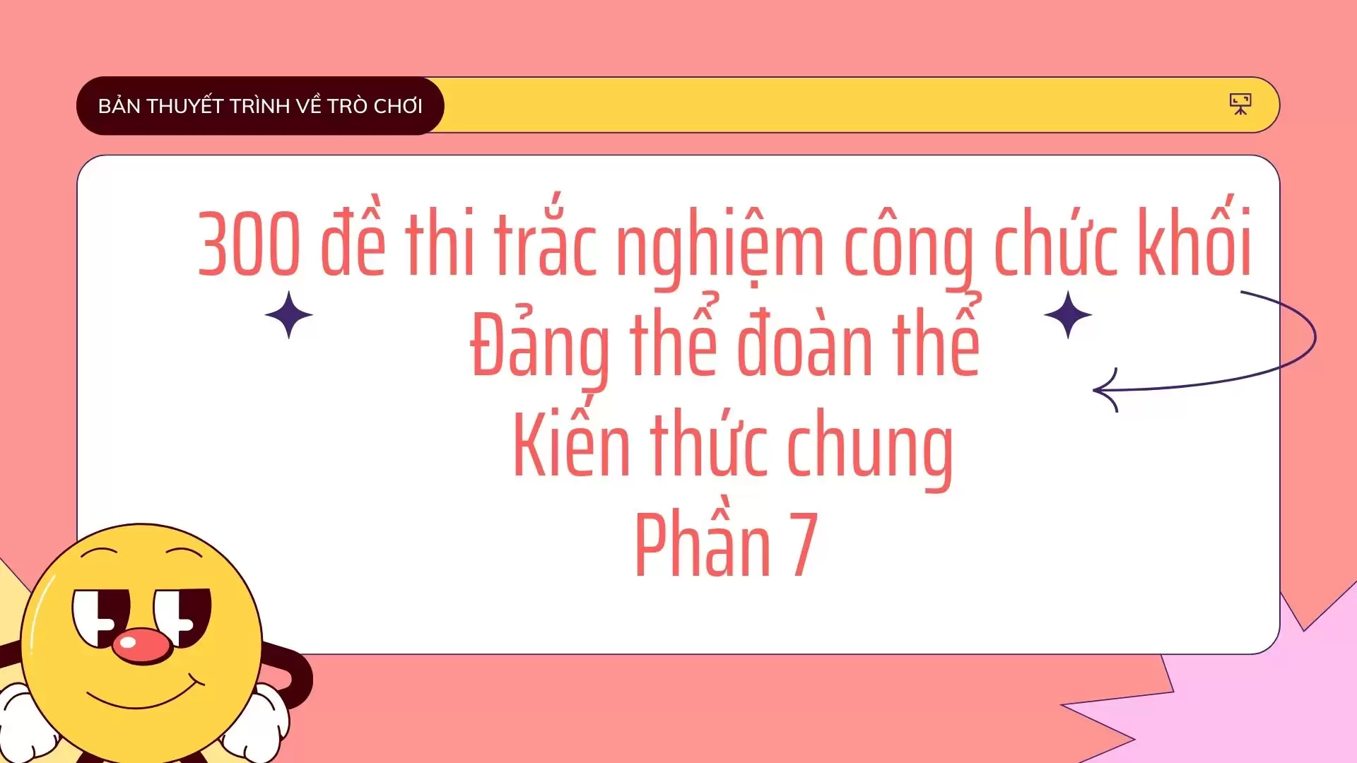 300 đề thi  trắc nghiệm công chức khối Đảng thể đoàn thể Phần 7