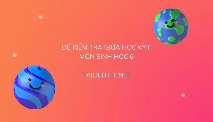 ĐỀ CƯƠNG ÔN TẬP SINH HỌC 6 HỌC KỲ 1 ĐẠI CƯƠNG VỀ THẾ GIỚI THỰC VẬT