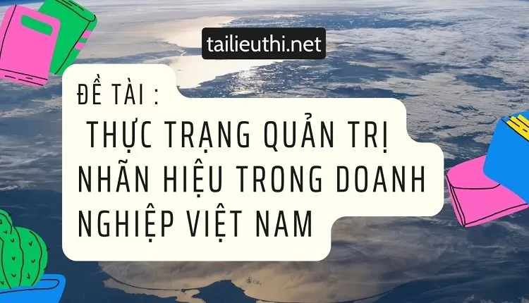 thực trạng quản trị nhãn hiệu trong doanh nghiệp việt nam