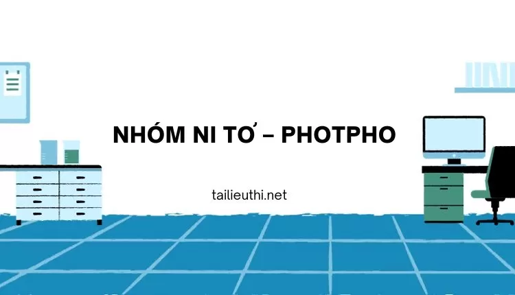 NHÓM NI TƠ – PHOTPHO  ( đa dạng và chi tiết ) ...