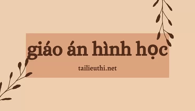 giáo án hình học cơ bản (chi tiết )