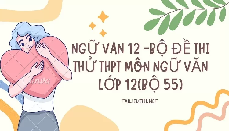 BỘ ĐỀ THI THỬ THPT MÔN NGỮ VĂN LỚP 12(BỘ 55)