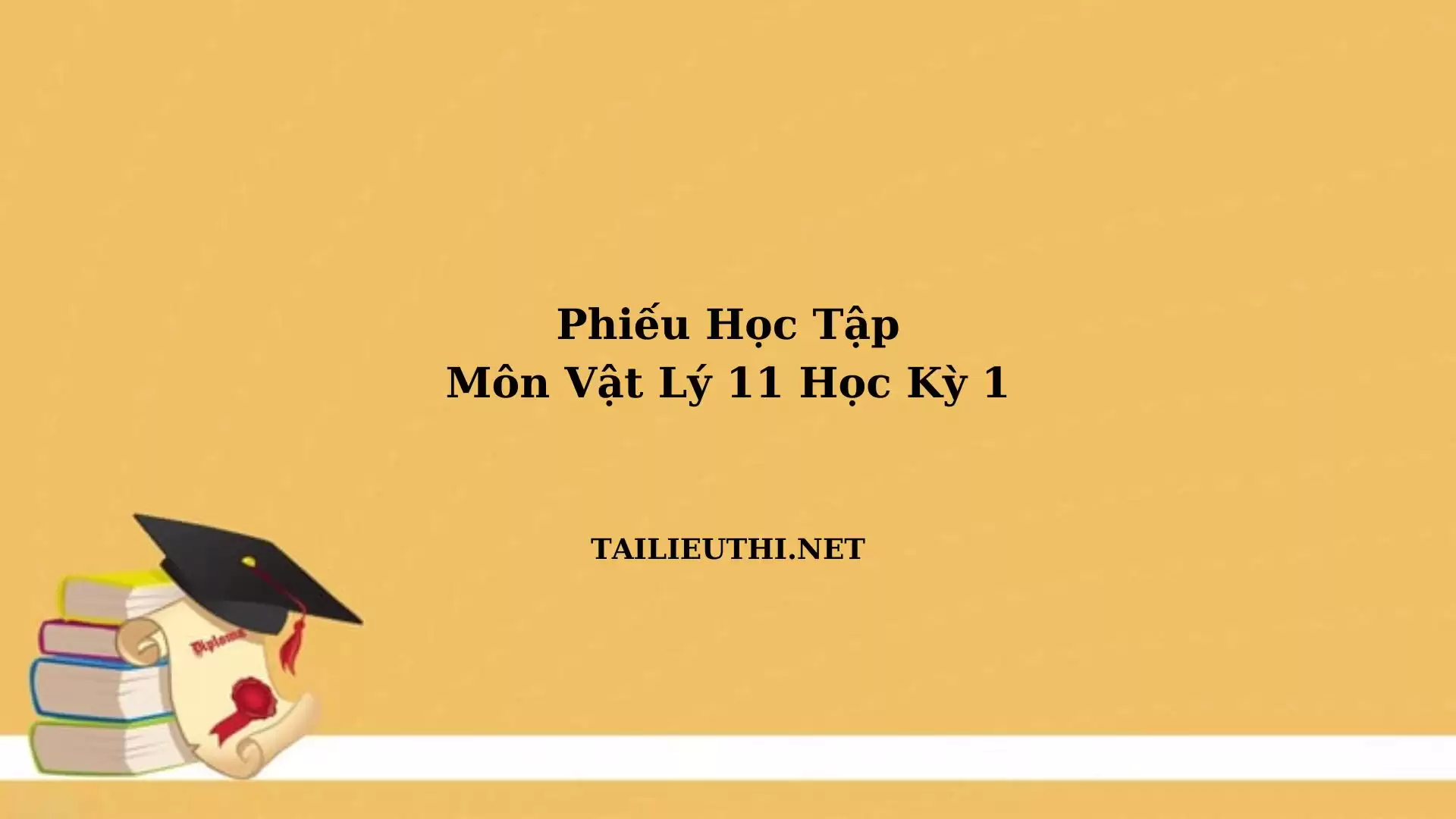 Phiếu học tập vật lý lớp 11 hk1