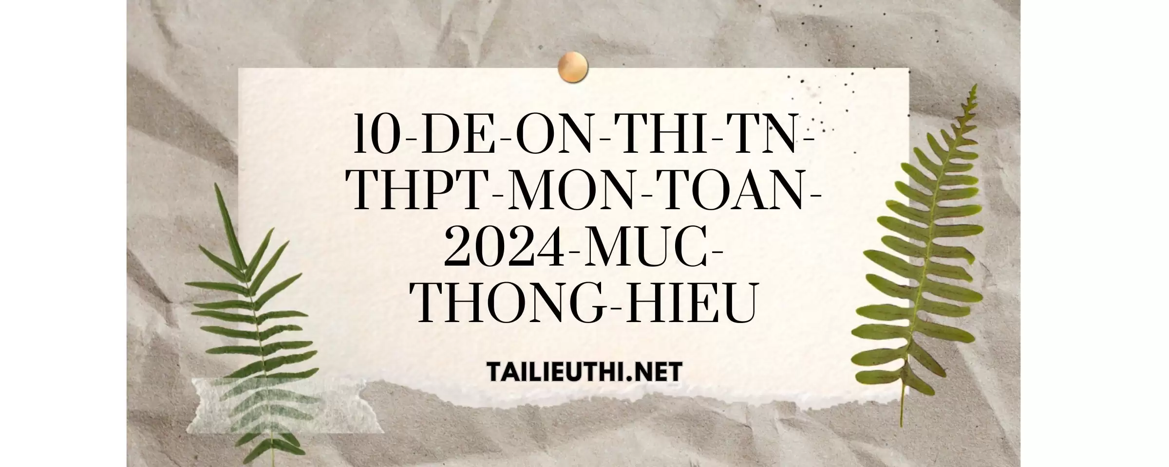 10-đề ôn-thi TN-THPT môn Toán 2024 mức thông hiểu