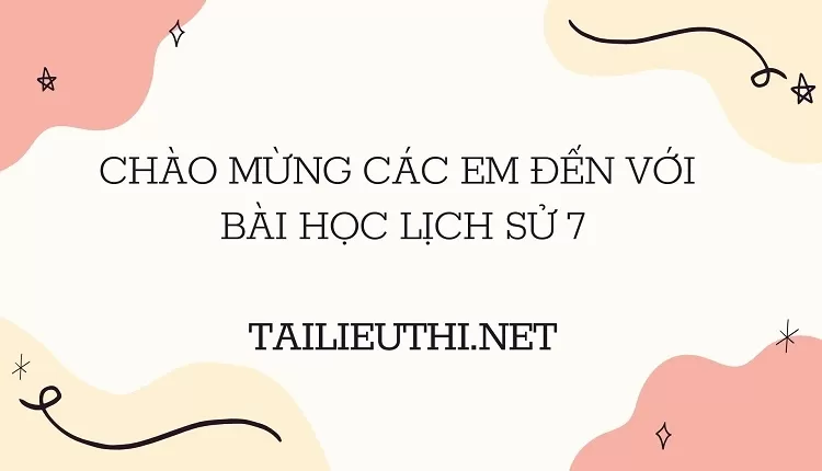 Bài 7. AI CẬP VÀ LƯỠNG HÀ CỔ ĐẠI