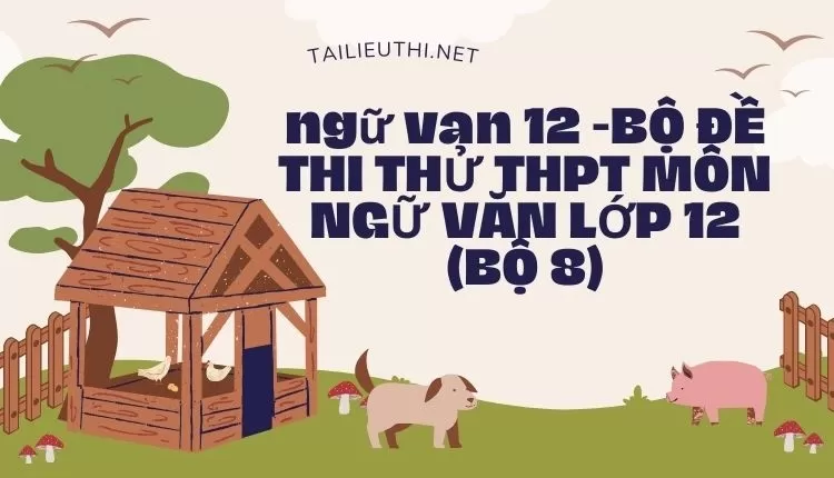 BỘ ĐỀ THI THỬ THPT MÔN NGỮ VĂN LỚP 12 (BỘ 8)