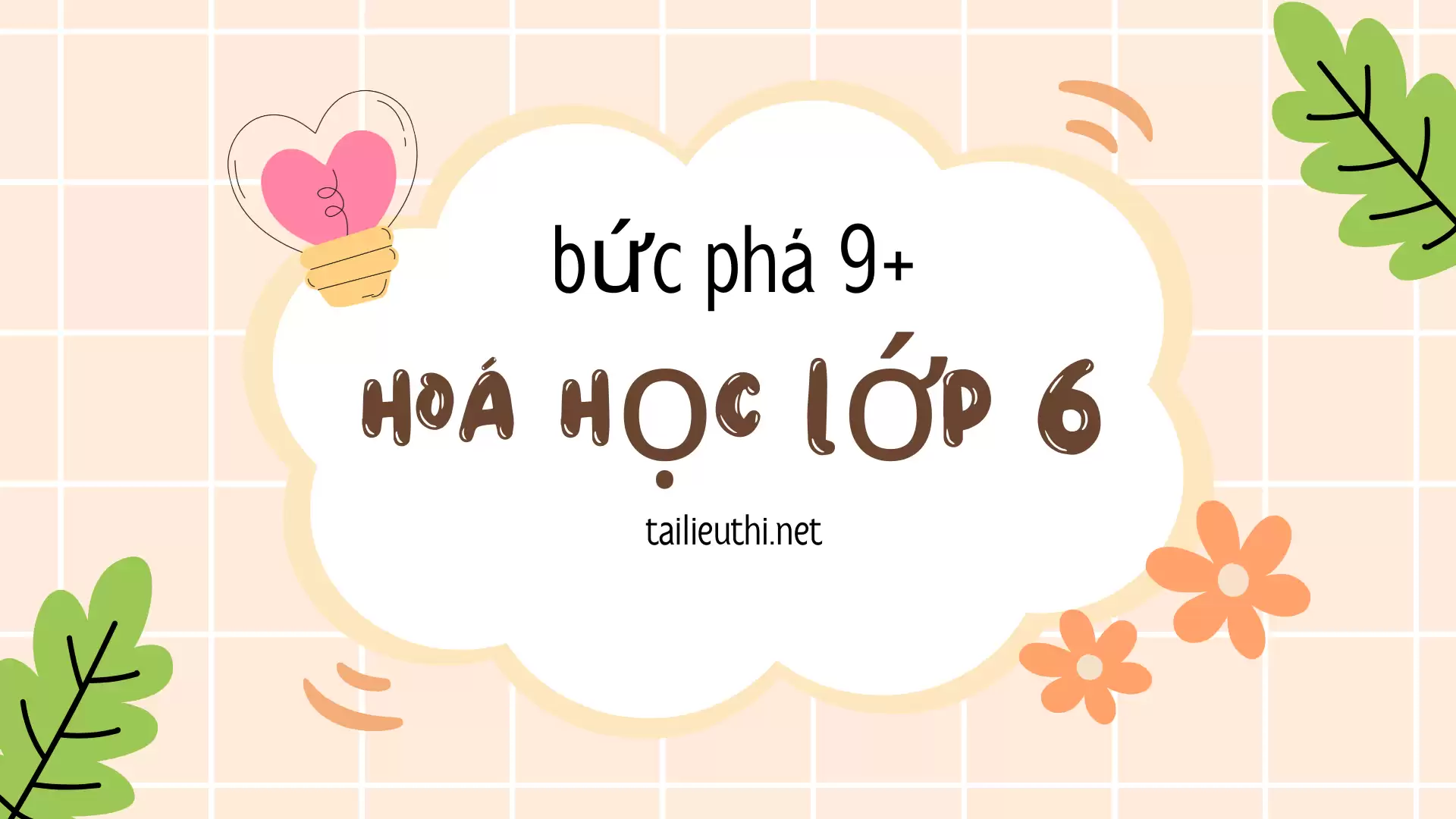 bức phá 9+ hoá học lớp 6