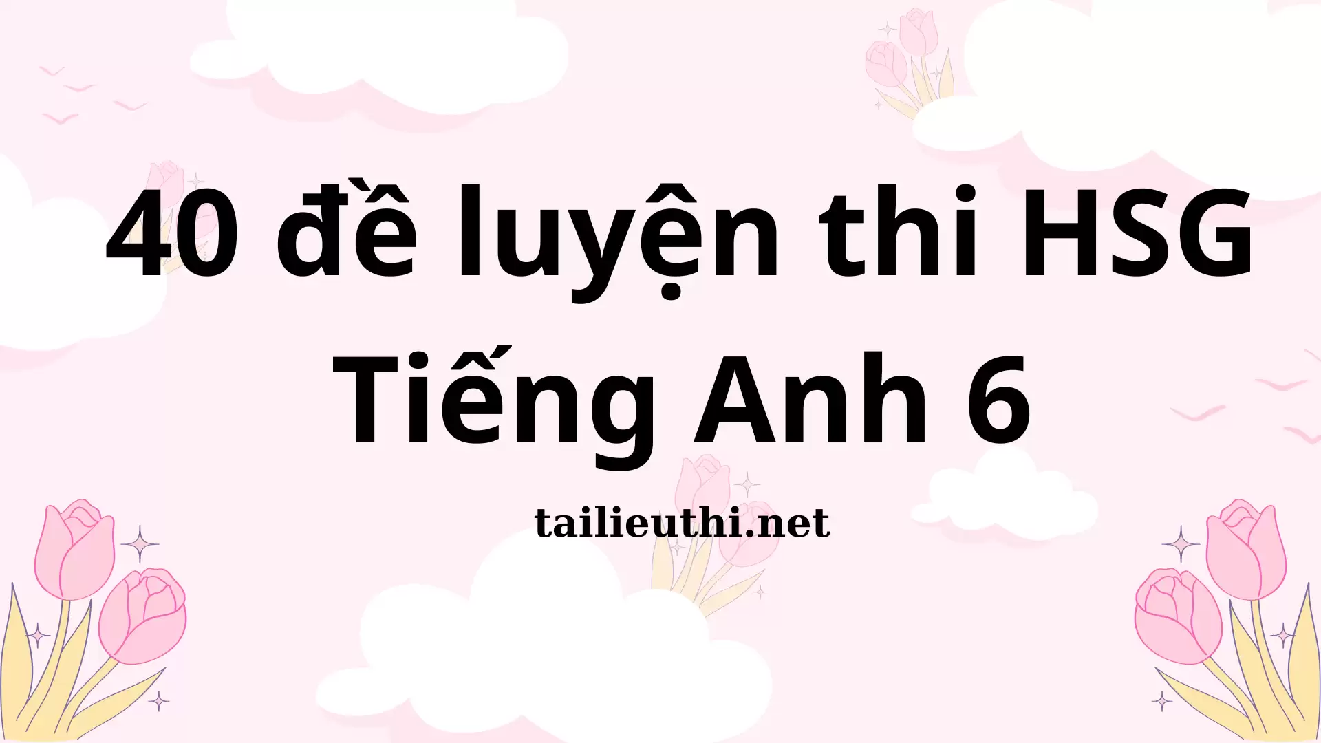 40 Đề luyện thi HSG Tiếng Anh 6