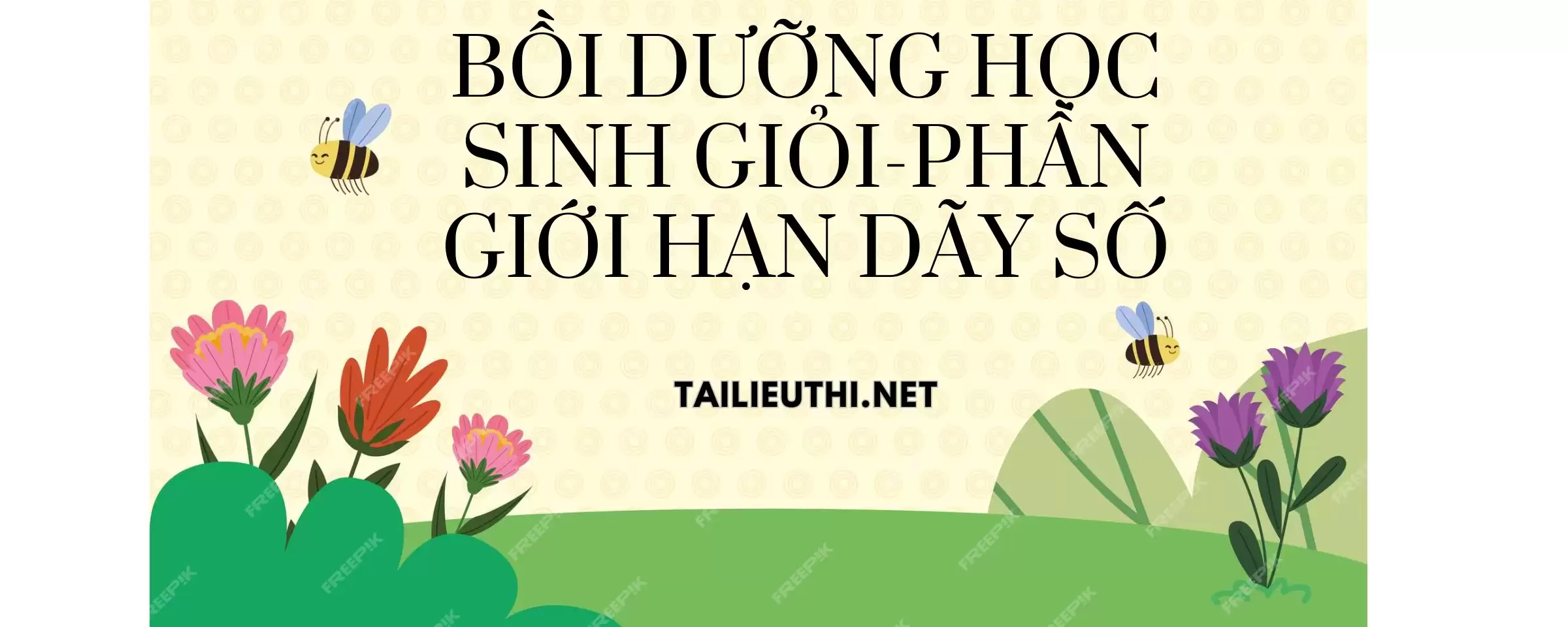 Bồi dưỡng HSG phần giới hạn dãy số