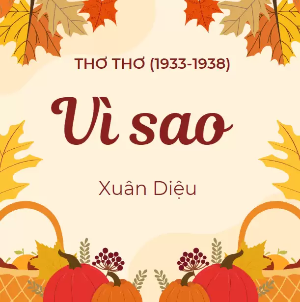 Vì Sao - Xuân Diệu