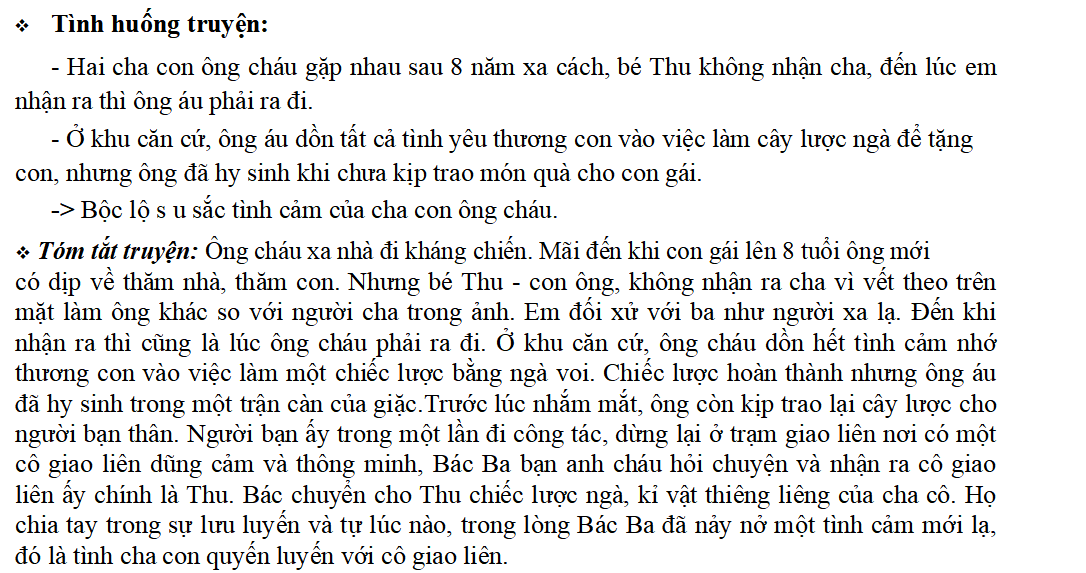 tinh huống ví dụ